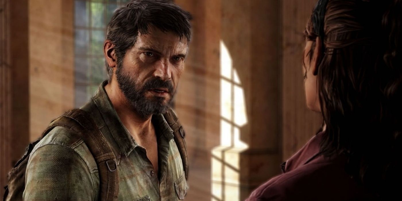 Joel talks to Tess in The Last of Us