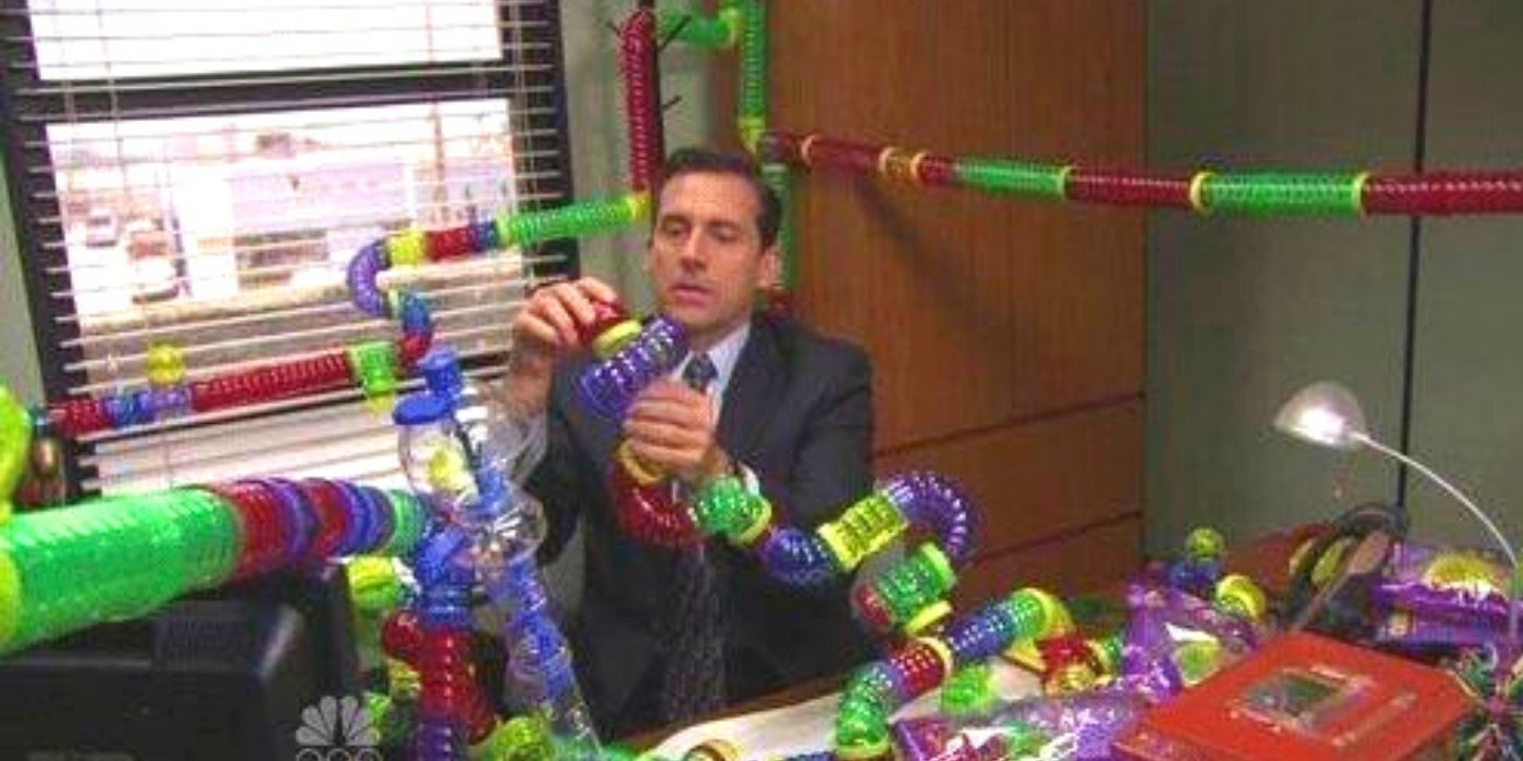 Michael creating Tube City on The Office