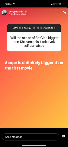 David F. Sandberg About Shazam! 2