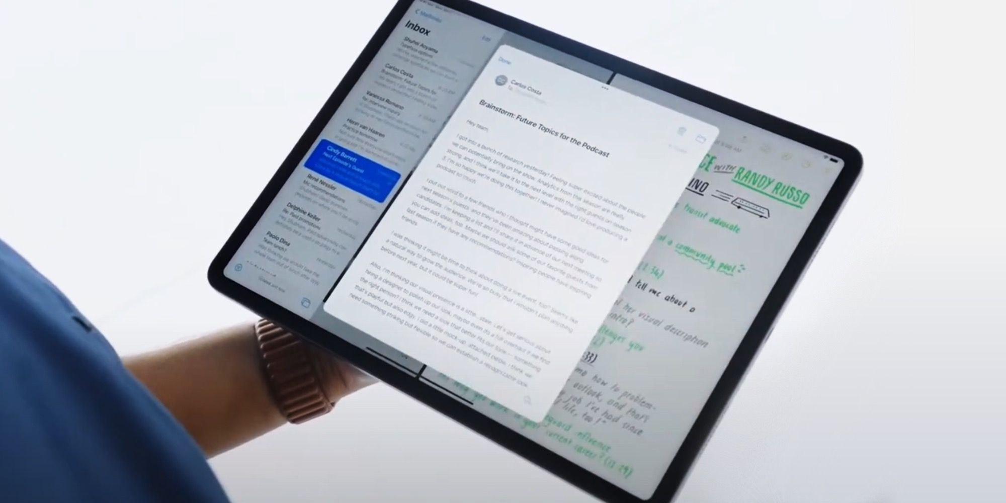 Apple iPadOS 15 Multitasking Split View iPad