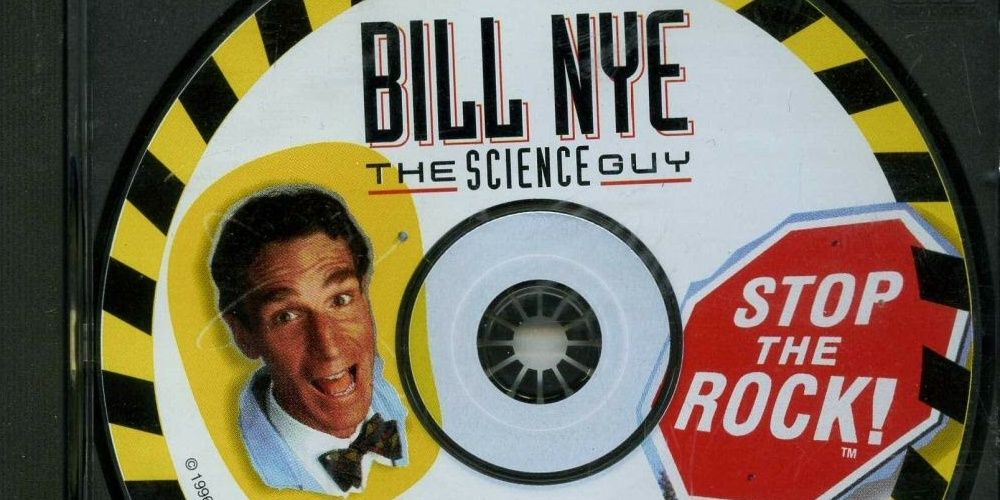 A CD for Bill Nye The Science Guy Stop The Rock