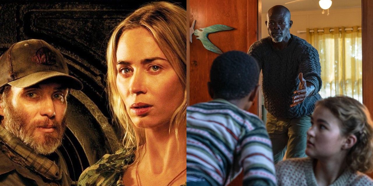A Quiet Place 2&rsquo;s Emily Blunt Cillian Murphy and Djimon Hounsou