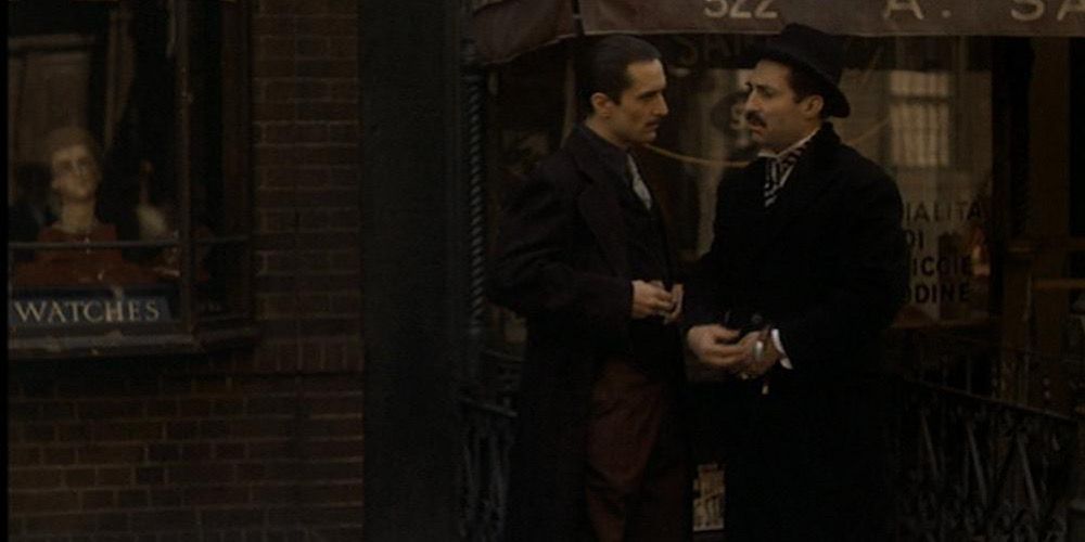 Vito Corleone speaks with Signor Roberto in The Godfather Part II