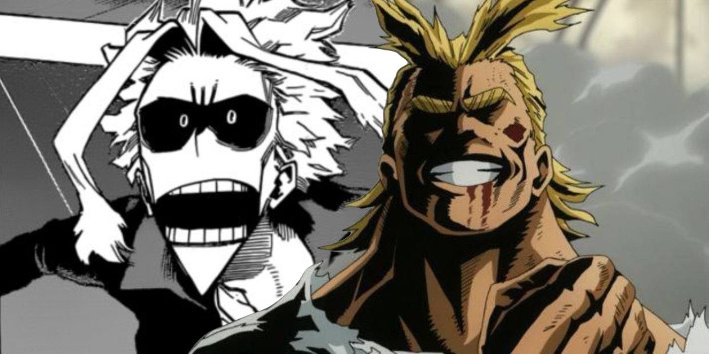 All Might in his weakened and powered up forms — MHA