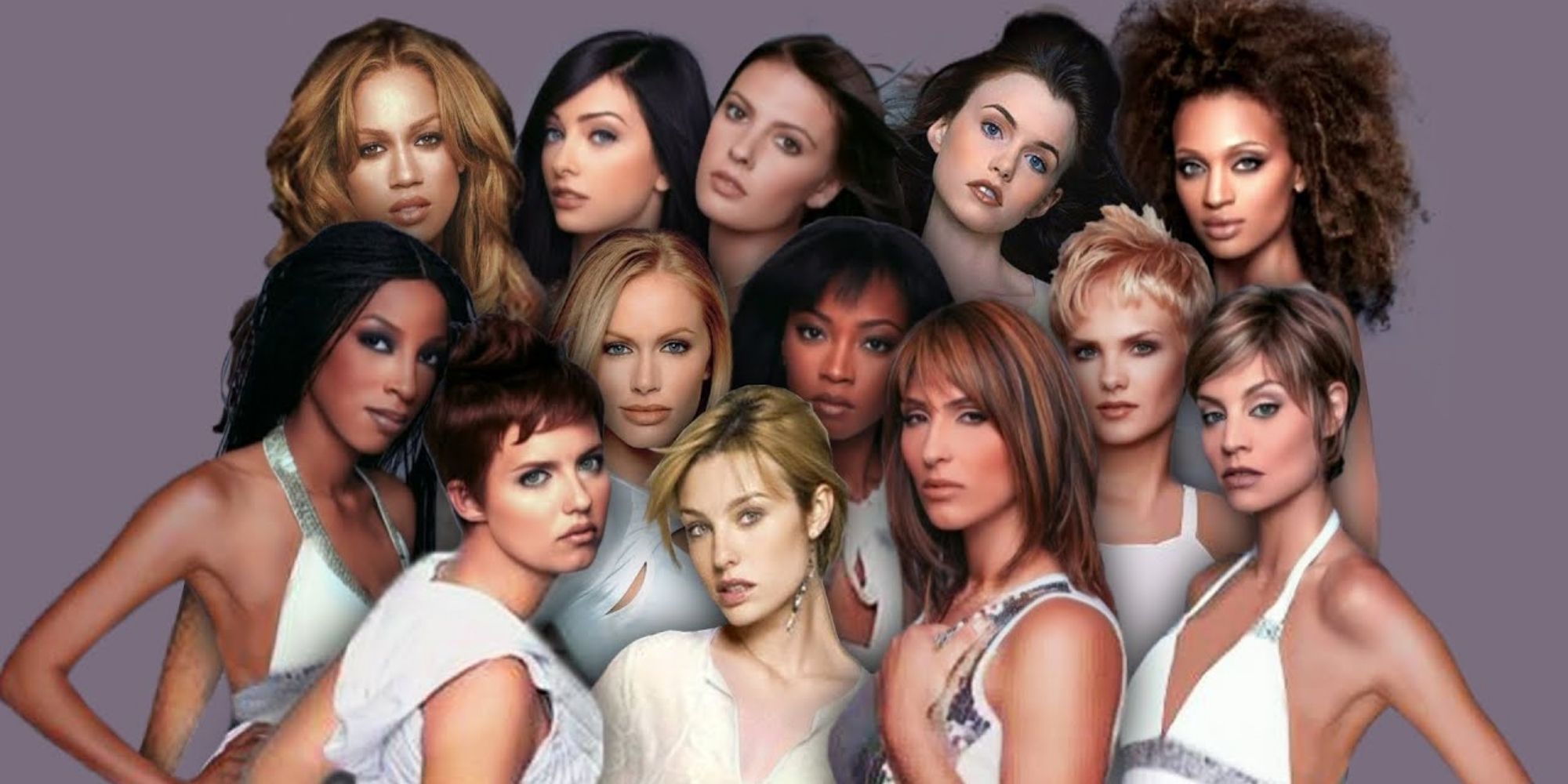 Tyra Banks and the contestants of America's Next Top Model cycle 5