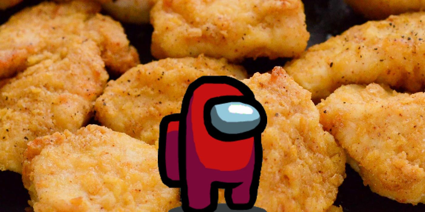 Among Us Chicken Nugget Selling for Thousands