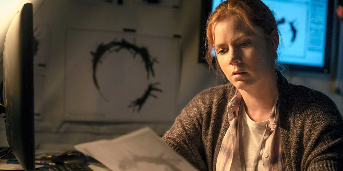 Louise deciphering messages in Arrival.
