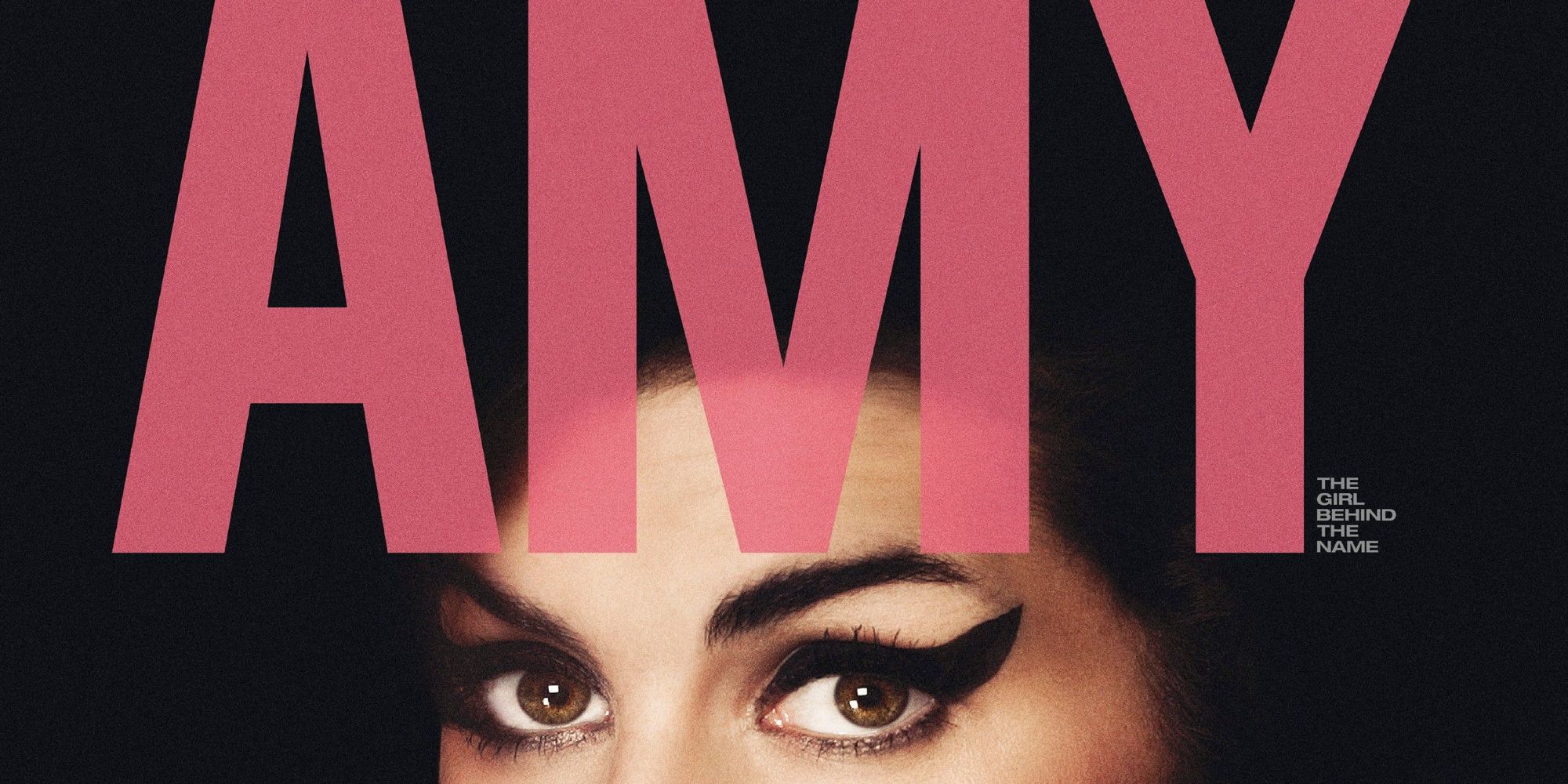A promotional poster for the documentary Amy.
