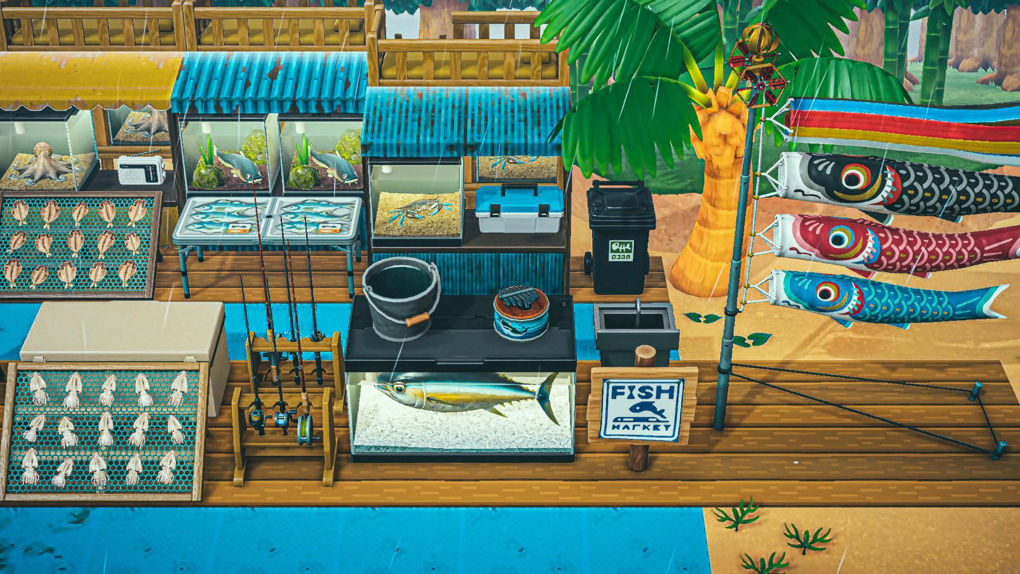 Animal Crossing Player Builds A Pristine Seaside Fish Market