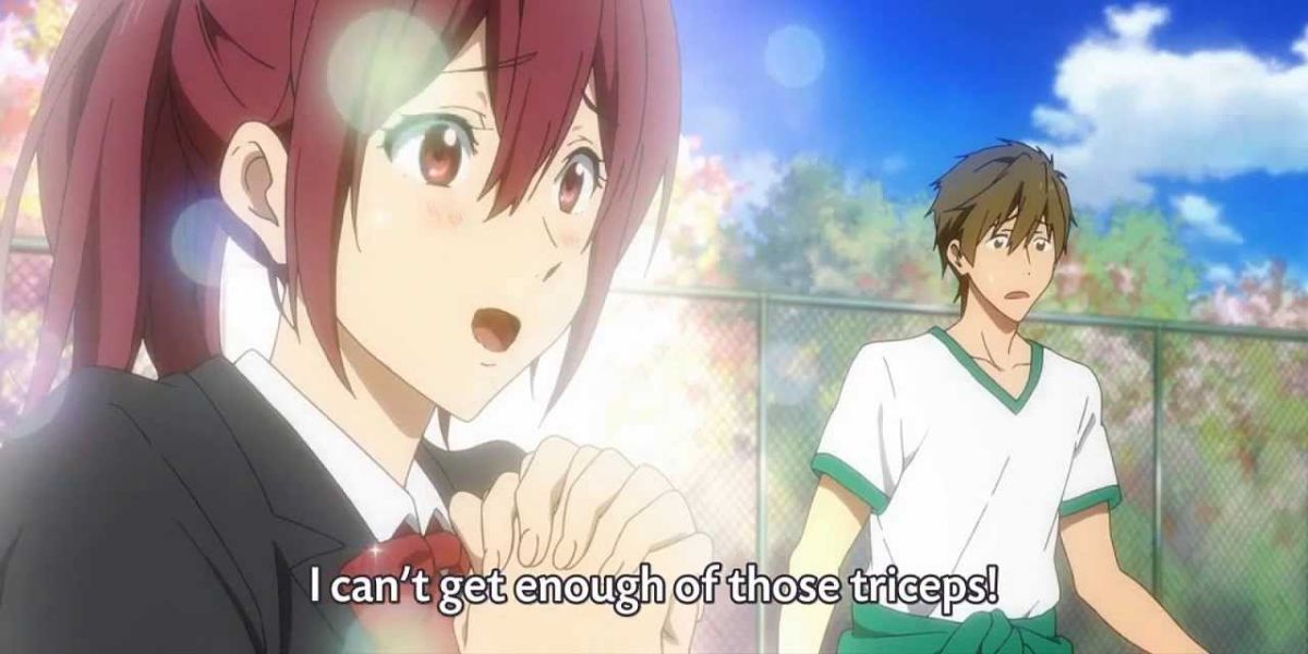 Gou has a freakout over triceps.