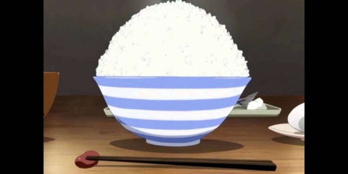 It's just a rice bowl in K-On!, nothing more to see here.