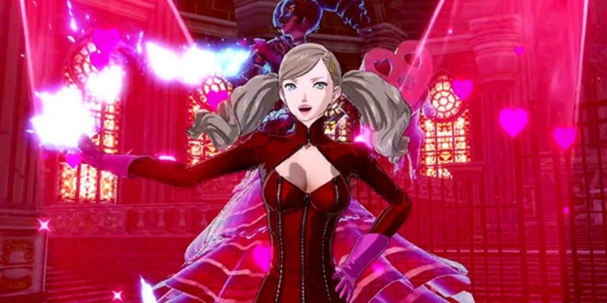 Ann using her powers, surrounded by red lights
