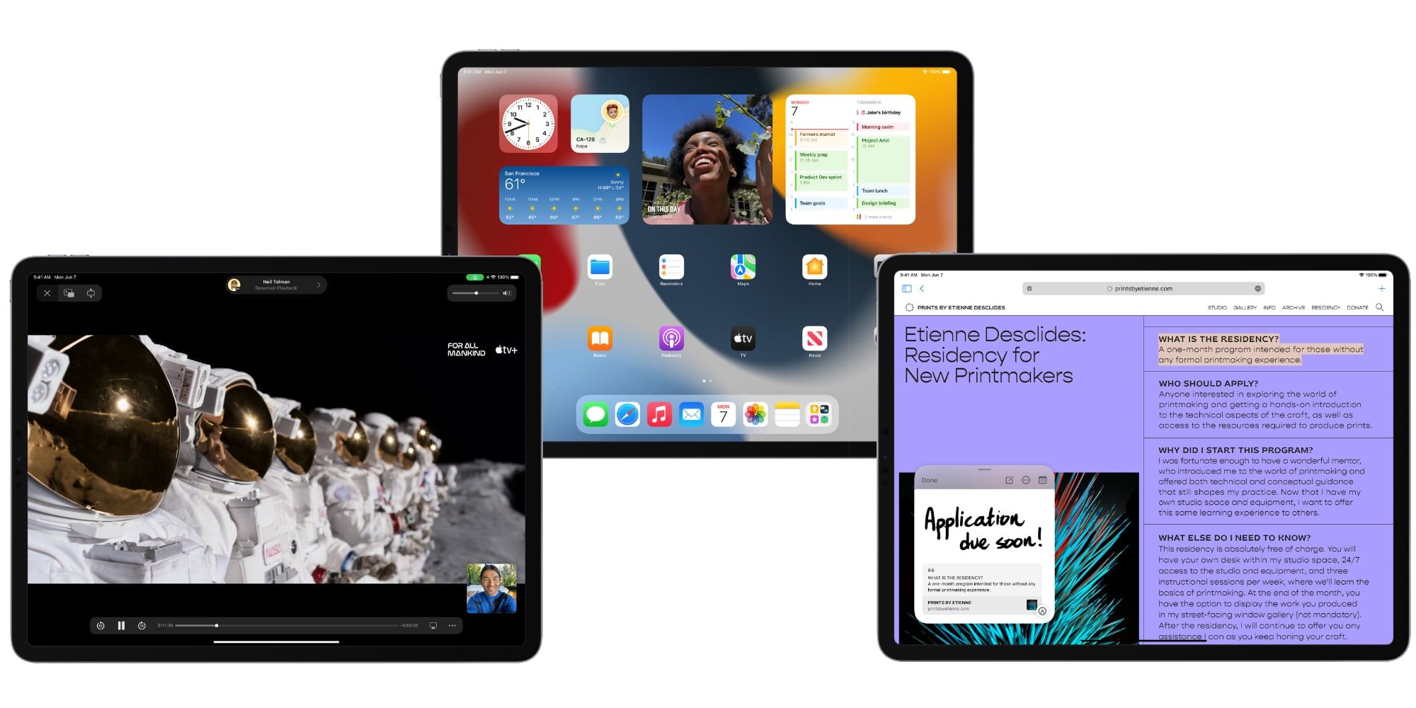 Apple iPadOS 15 Updates iPad