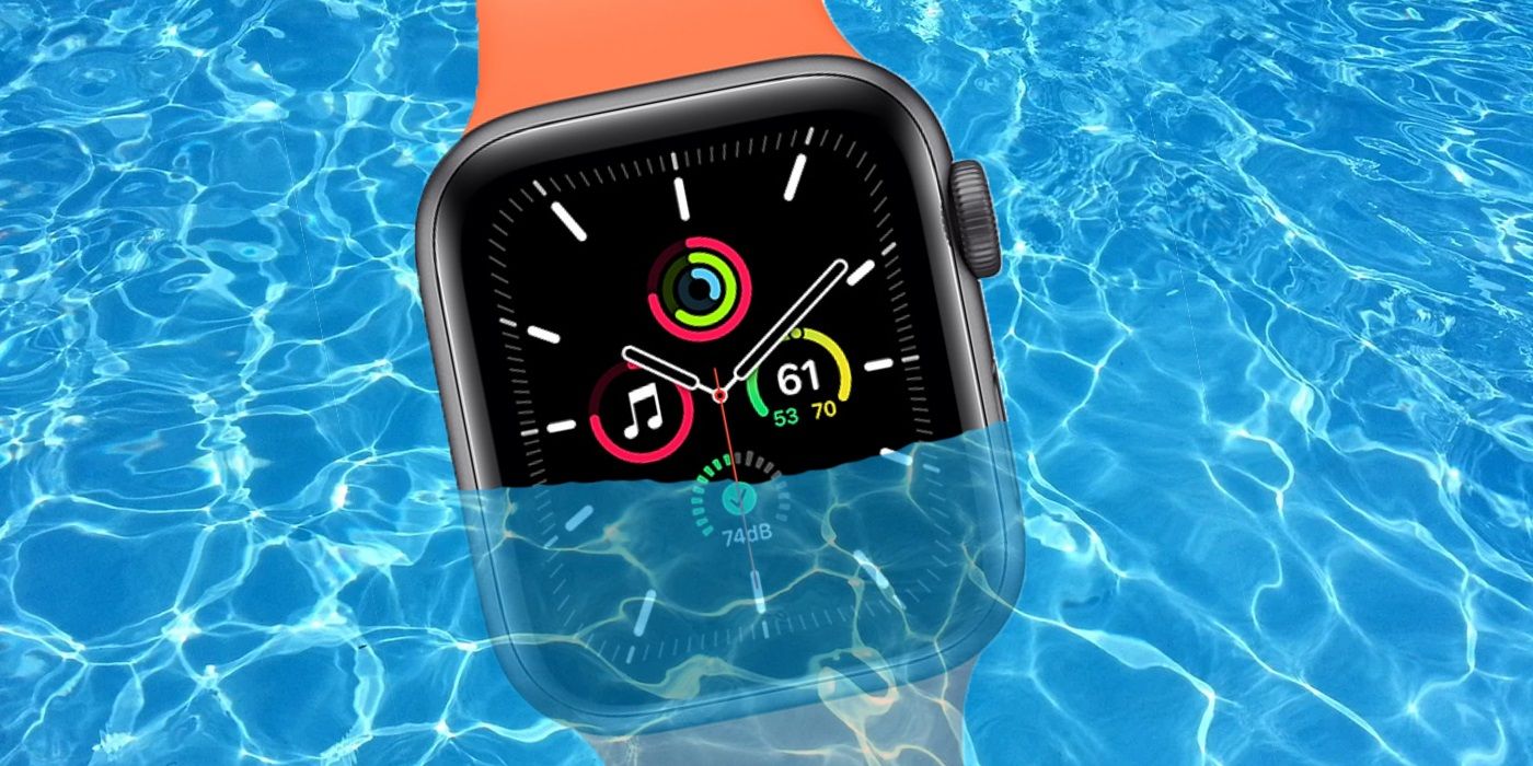 Apple watch in water