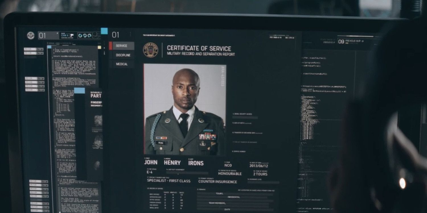 Arrowverse Superman and Lois Earth-Prime John Henry Irons Military Record