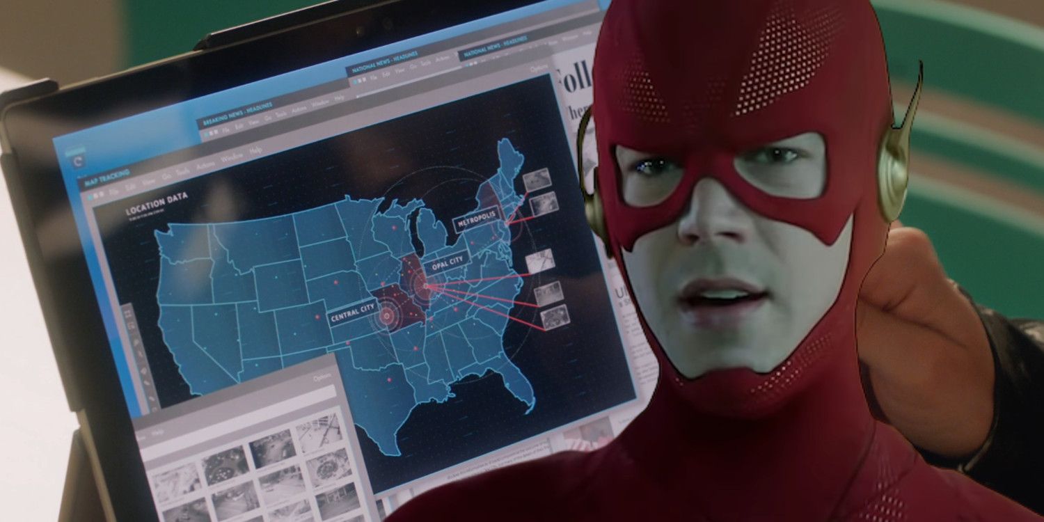 Arrowverse The Flash Geography Fictional Cities