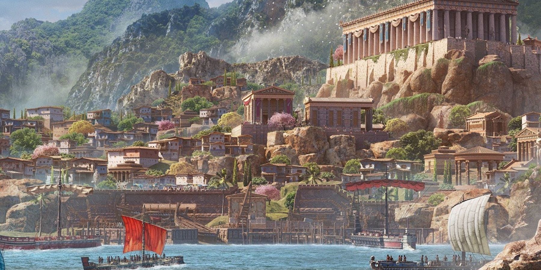 The city of Athens in Assassin's Creed Odyssey