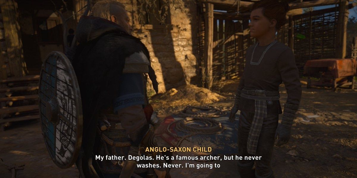 Degolas' son in Assassin's Creed Valhalla.