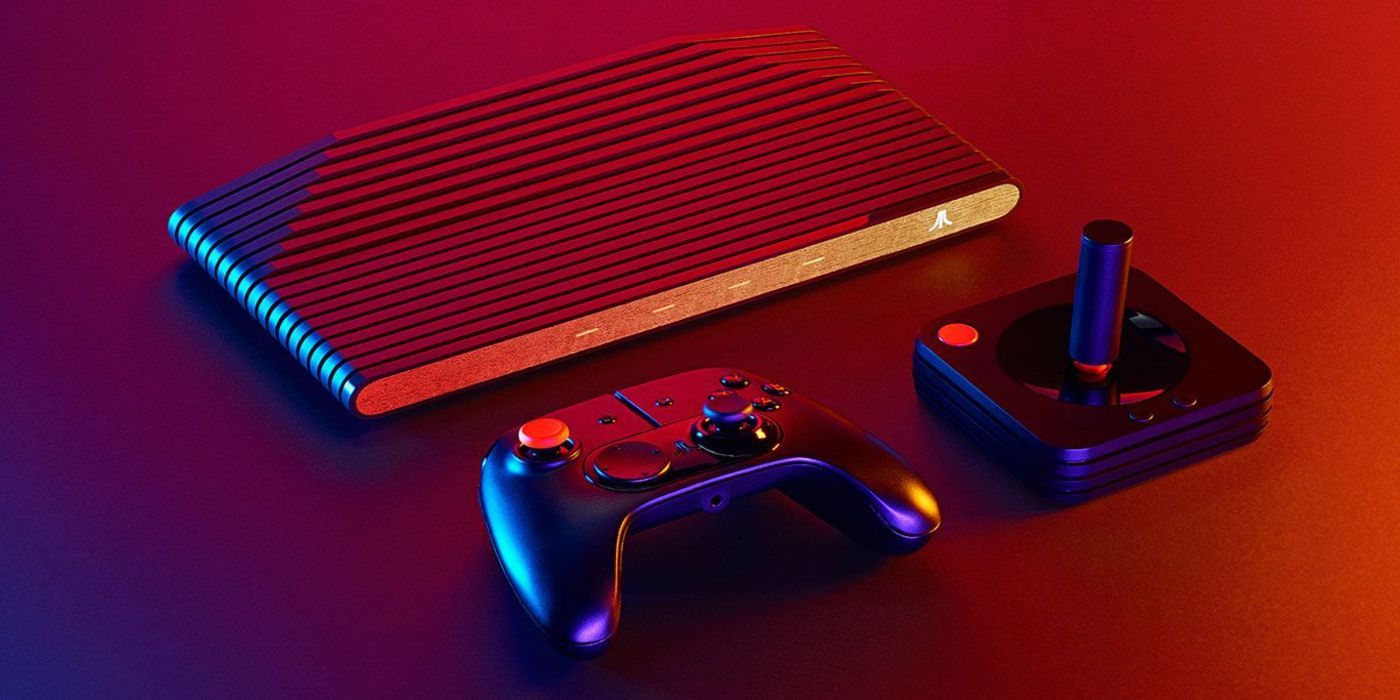 Promotional image of the Atari VCS console.