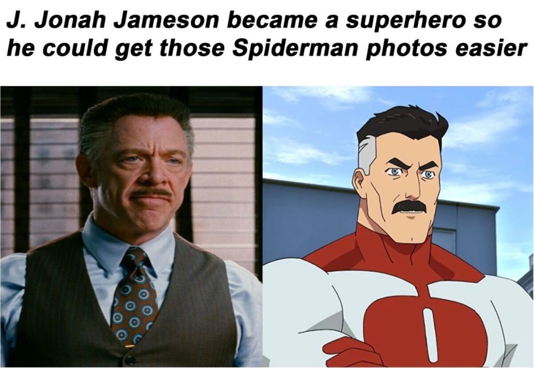 Comparing J Jonah Jameson to Omni-Man By Baker8011