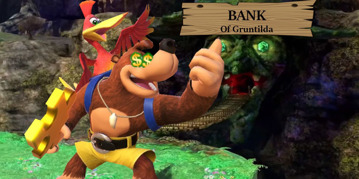 Banjo from Banjo-Kazooie Going To Cah In Notes At 