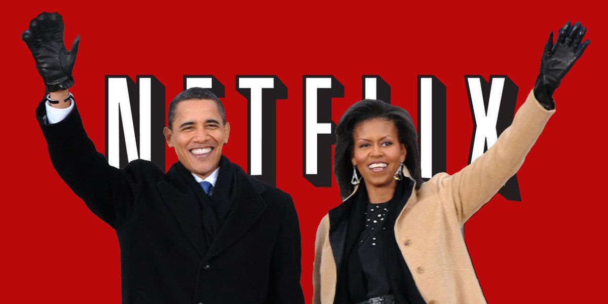 Barack &amp; Michelle Obama Netflix logo