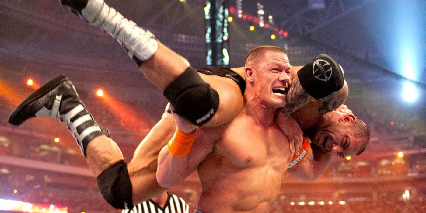 Batista vs. John Cena at WWE WrestleMania 26