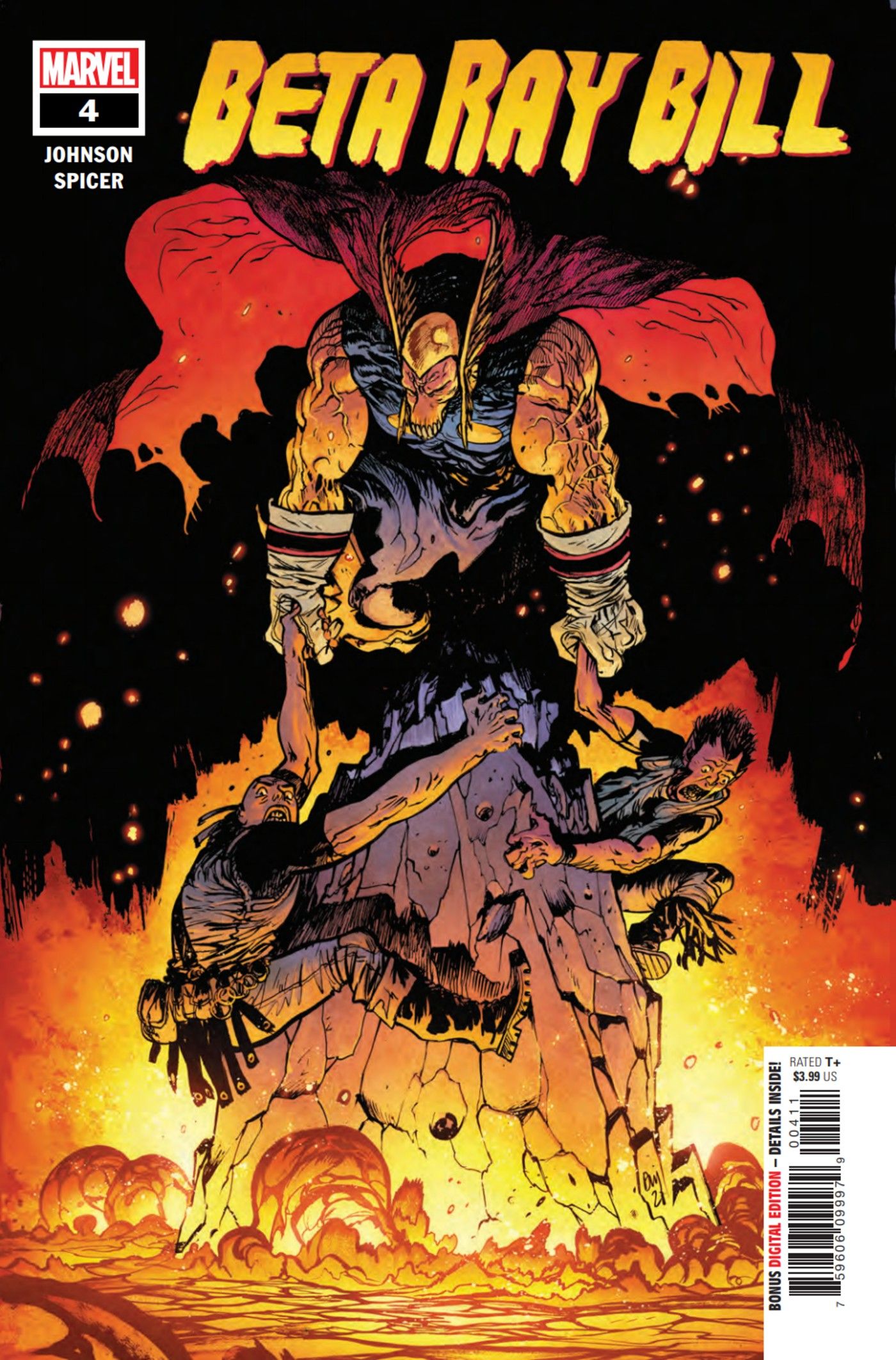 Beta Ray Bill 4 preview cover Thor Odin Monster