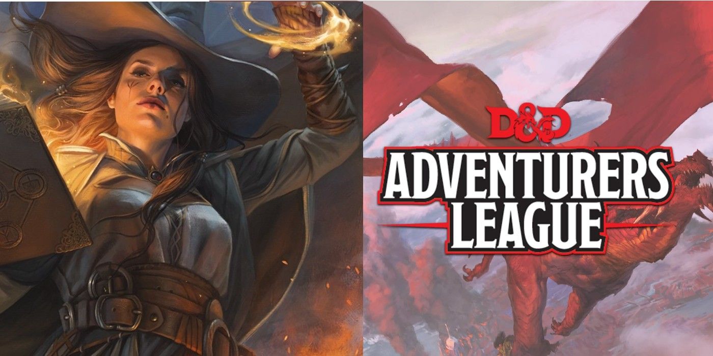 Biggest Rule Changes To Dungeons & Dragons - Split Image Of Tasha's Cauldron Of Everything And The Adventurer's League Logo