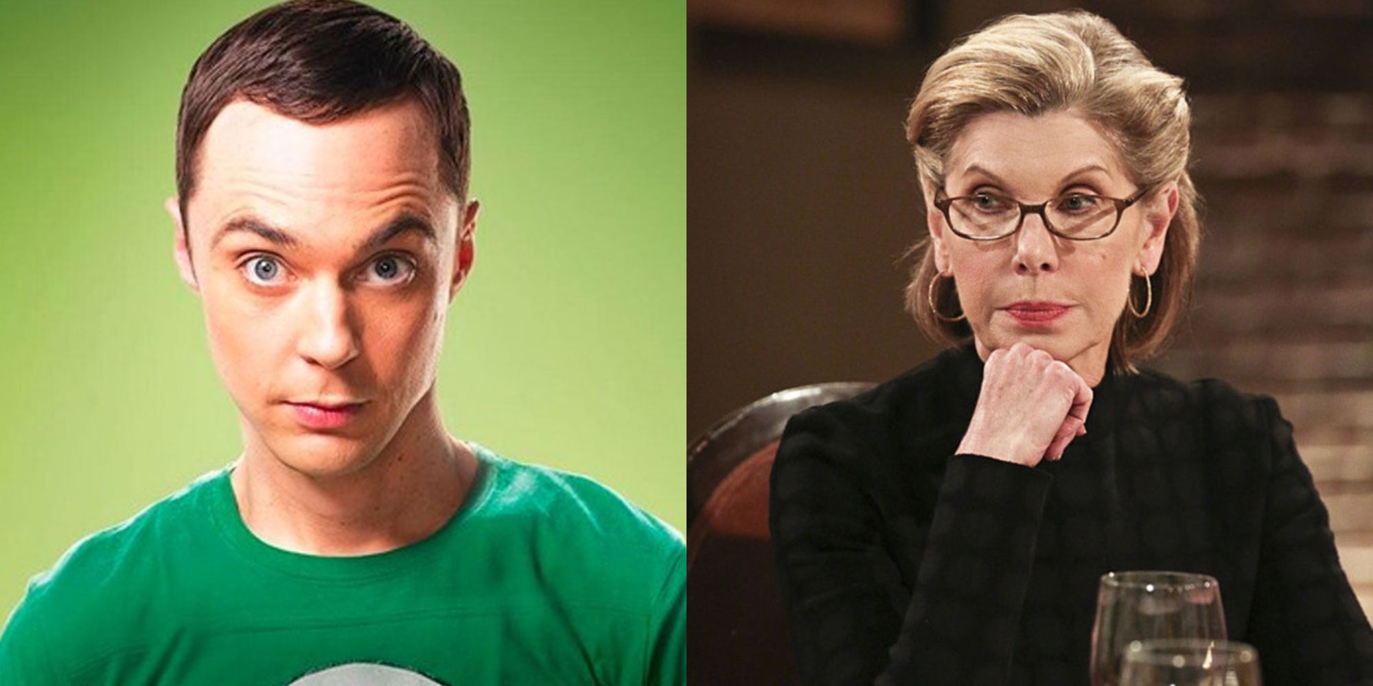 Sheldon and Dr. Beverly Hofstadter from The Big Bang Theory