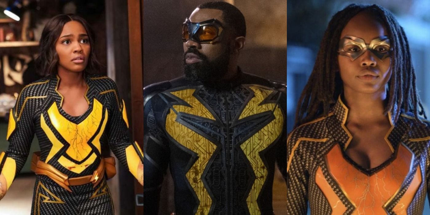 Collage of images from Black Lightning
