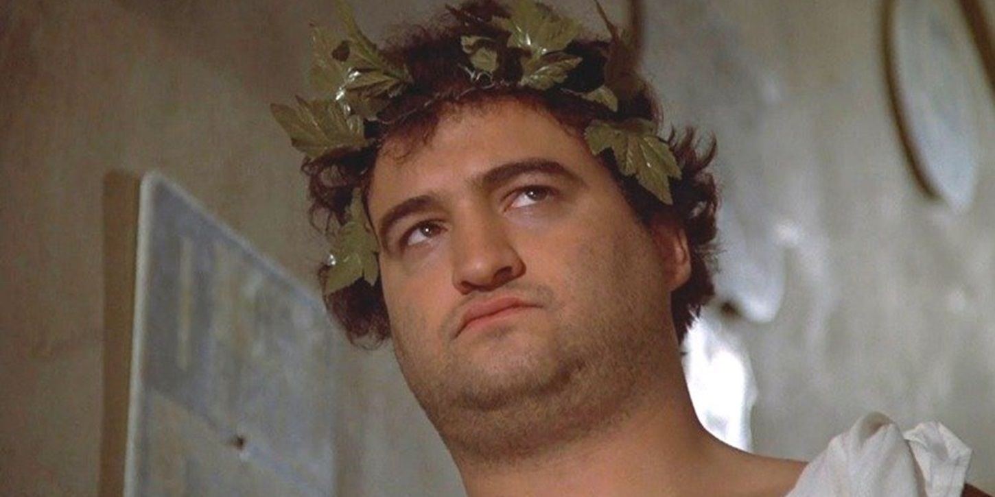 Bluto at the toga party in Animal House