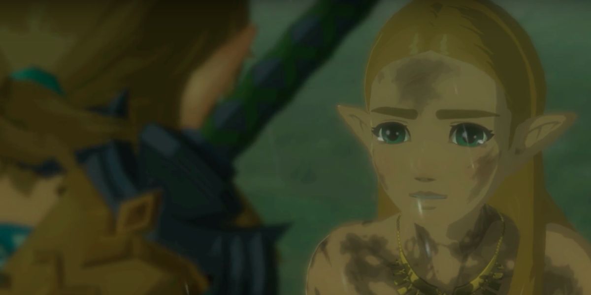 Zelda's upset because everything went wrong and the world ended, how sad.