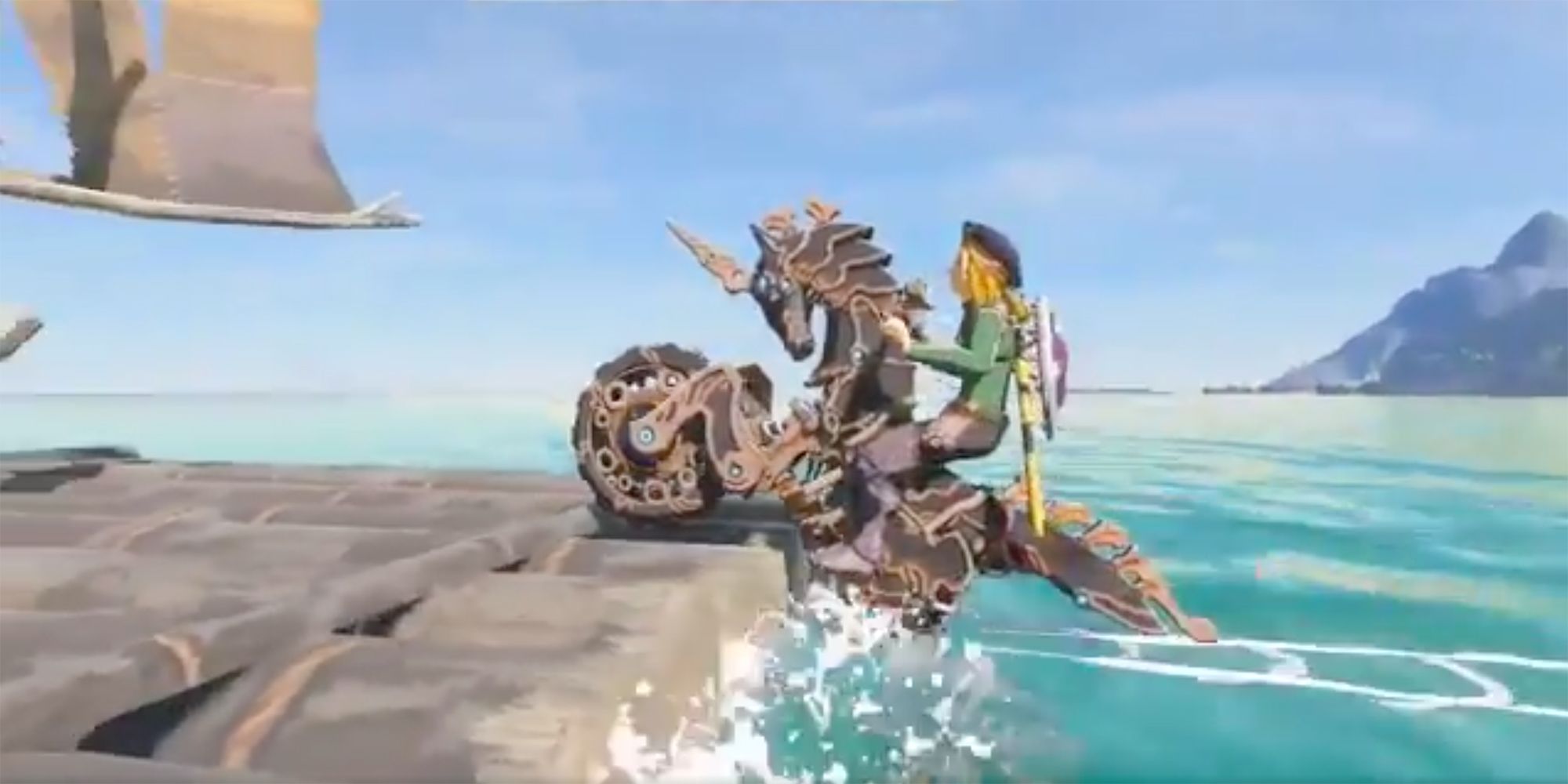 Breath Of The Wild Fan Creates In Game Motorboat Using Master Cycle