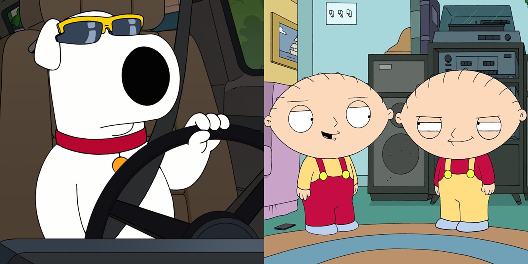 Brian and Stewie in Family Guy