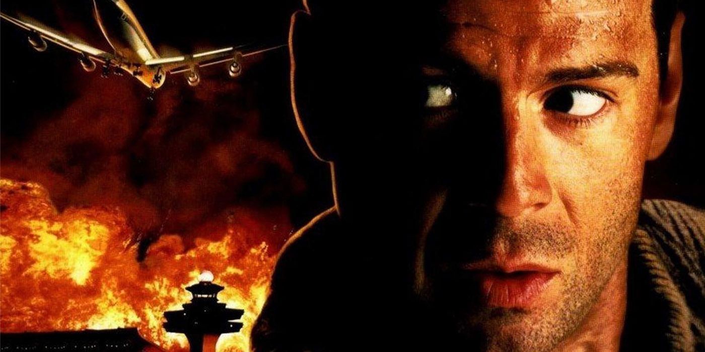 Bruce Willis and the plane explosion in Die Hard 2.