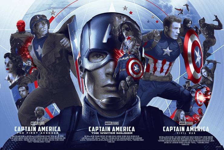 Iron Man Captain America Thor Trilogies Get Stunning Marvel Posters