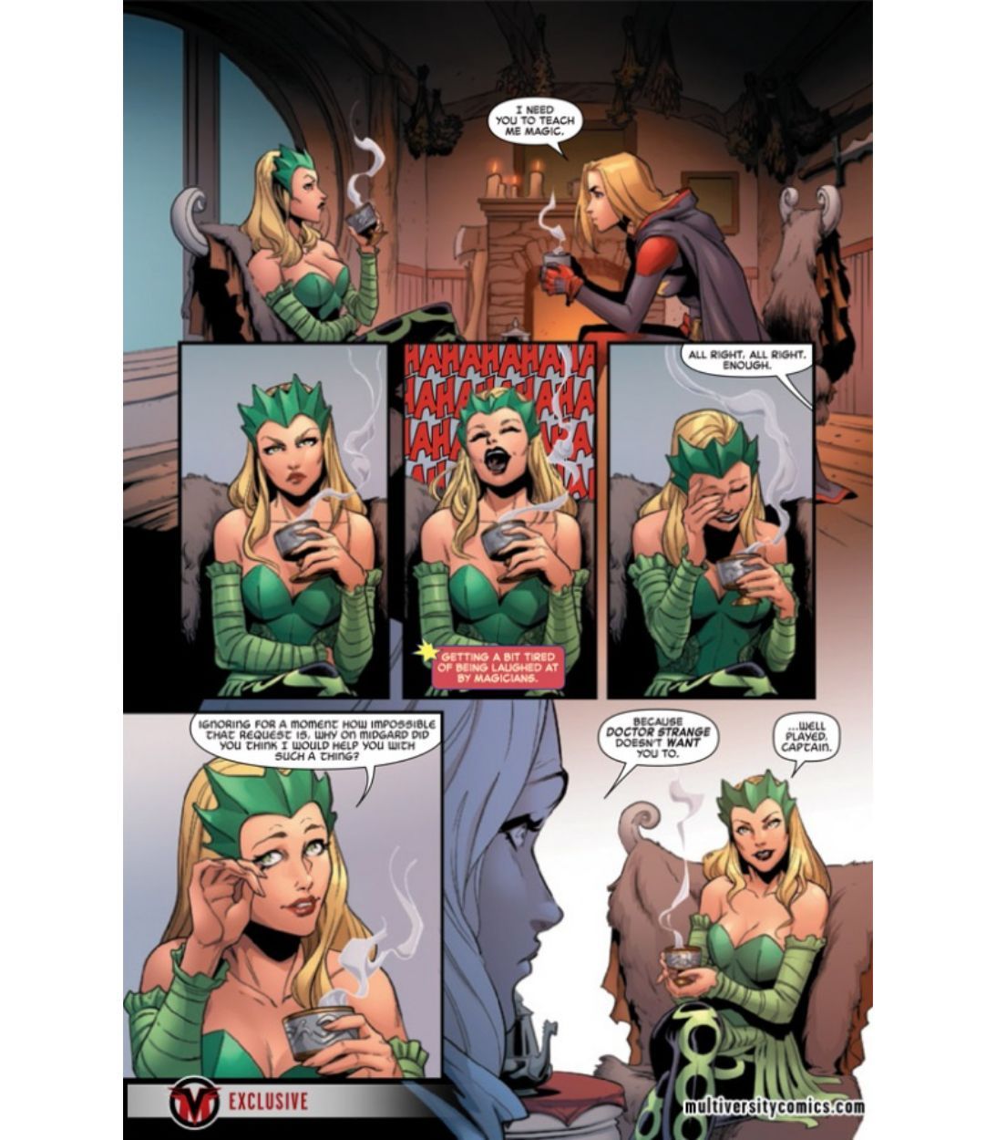 Captain Marvel Enchantress