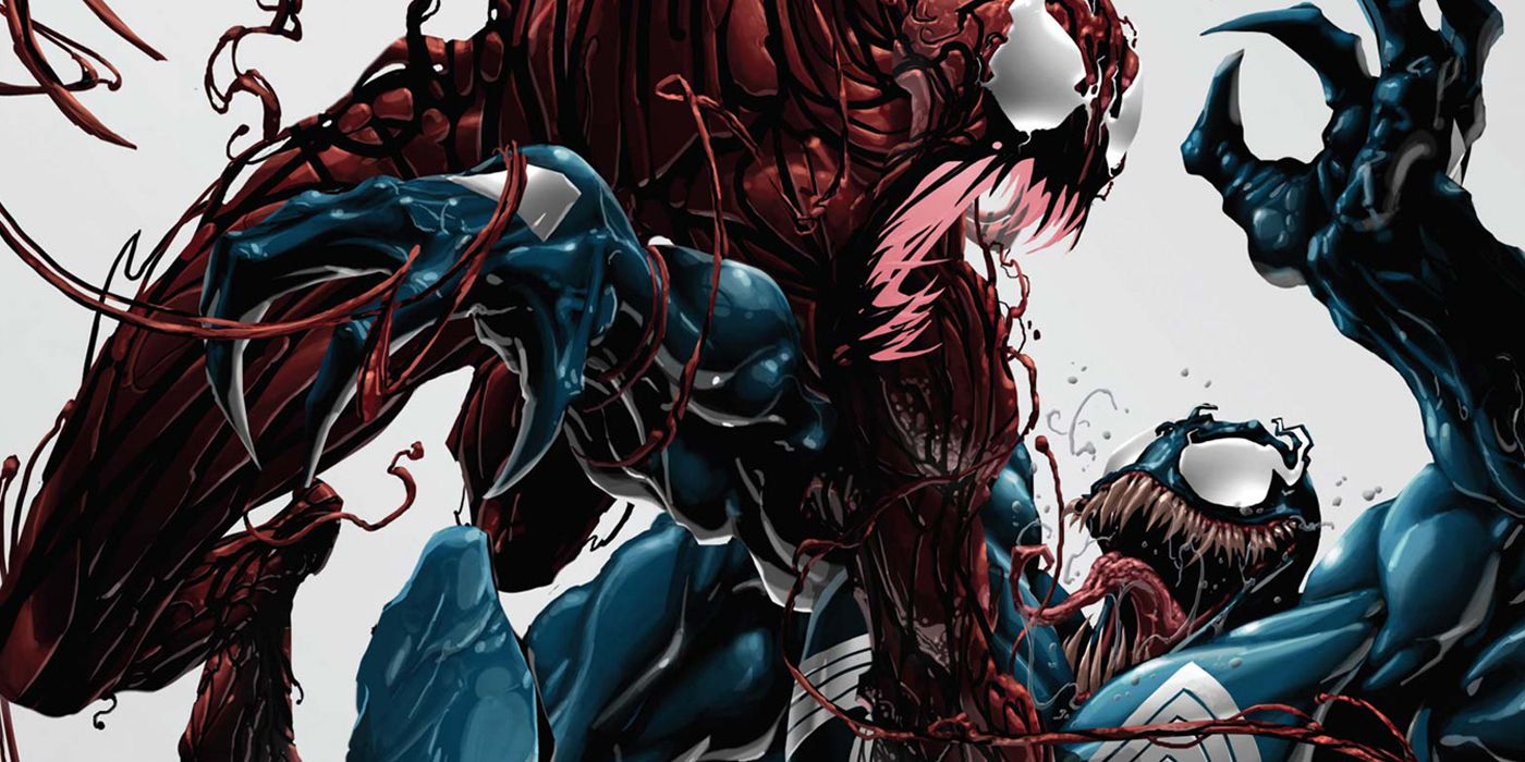 Carnage attacking Venom.
