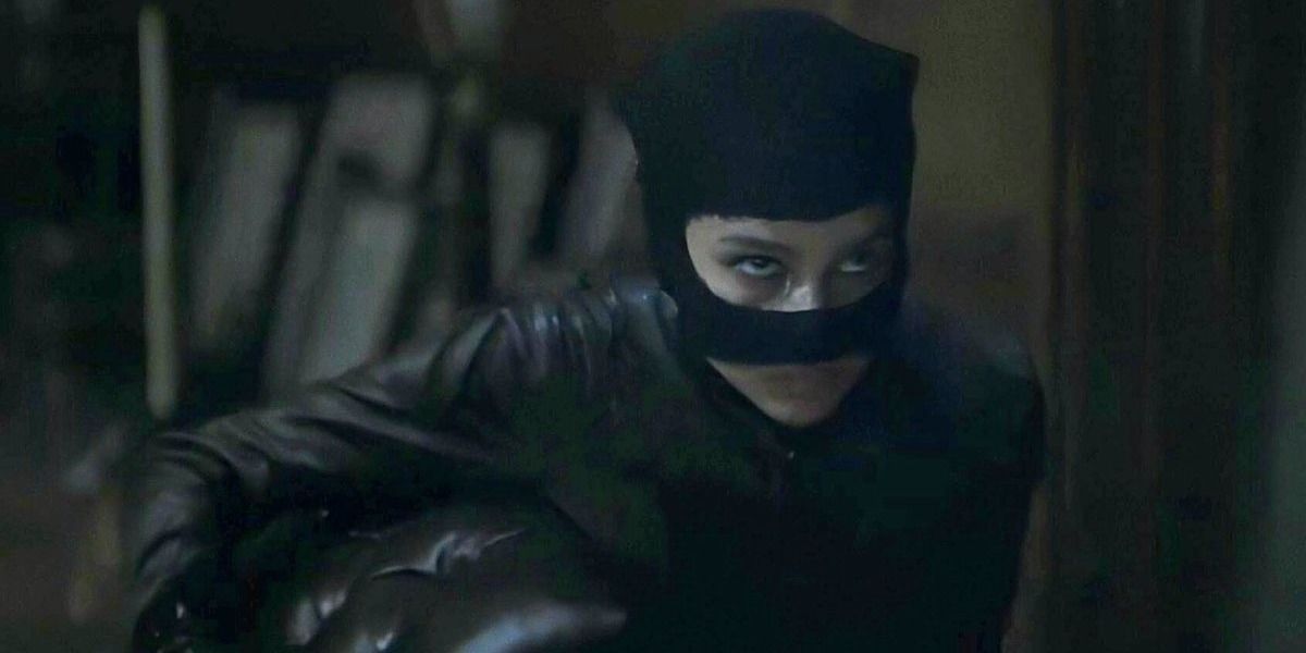 Zoë Kravitz as Selina Kyle/Catwoman in The Batman