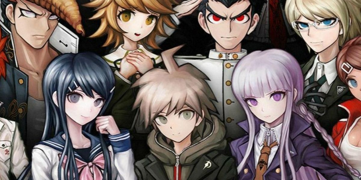 Main characters of the first game in the Danganronpa franchise