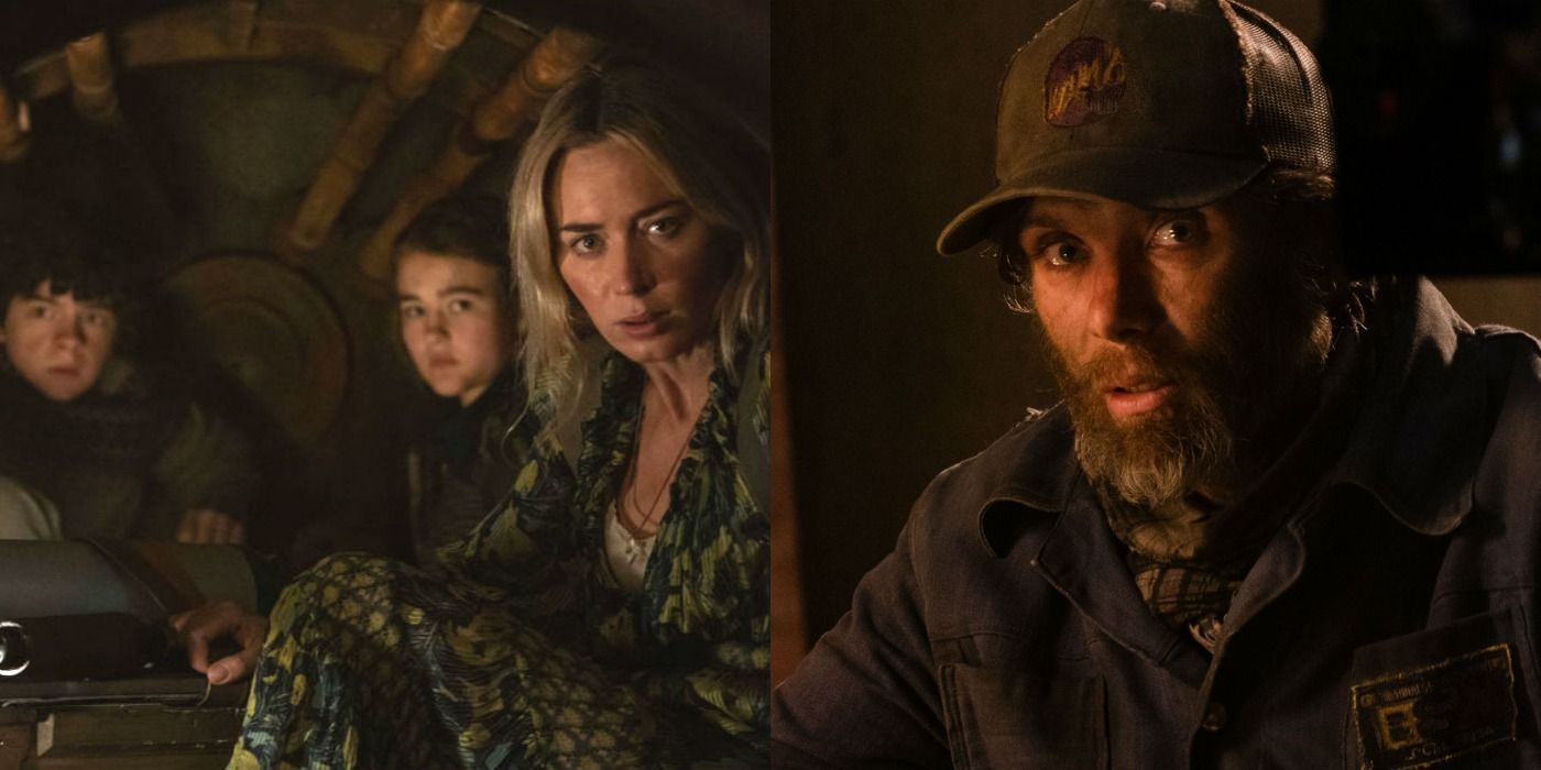 Characters from A Quiet Place 2