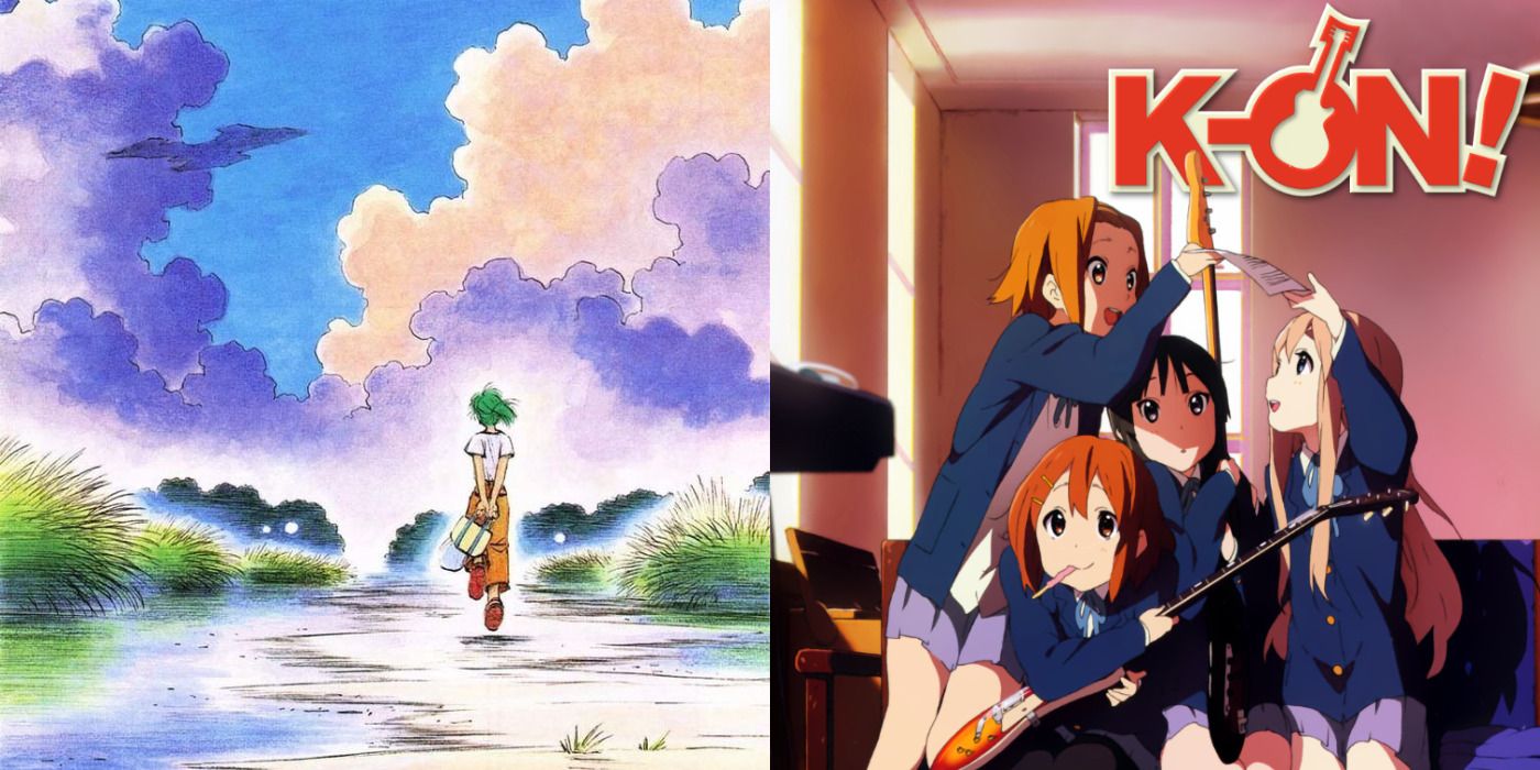 Feature image displaying artwork from the YKK manga, and a poster featuring the cast of K-On!