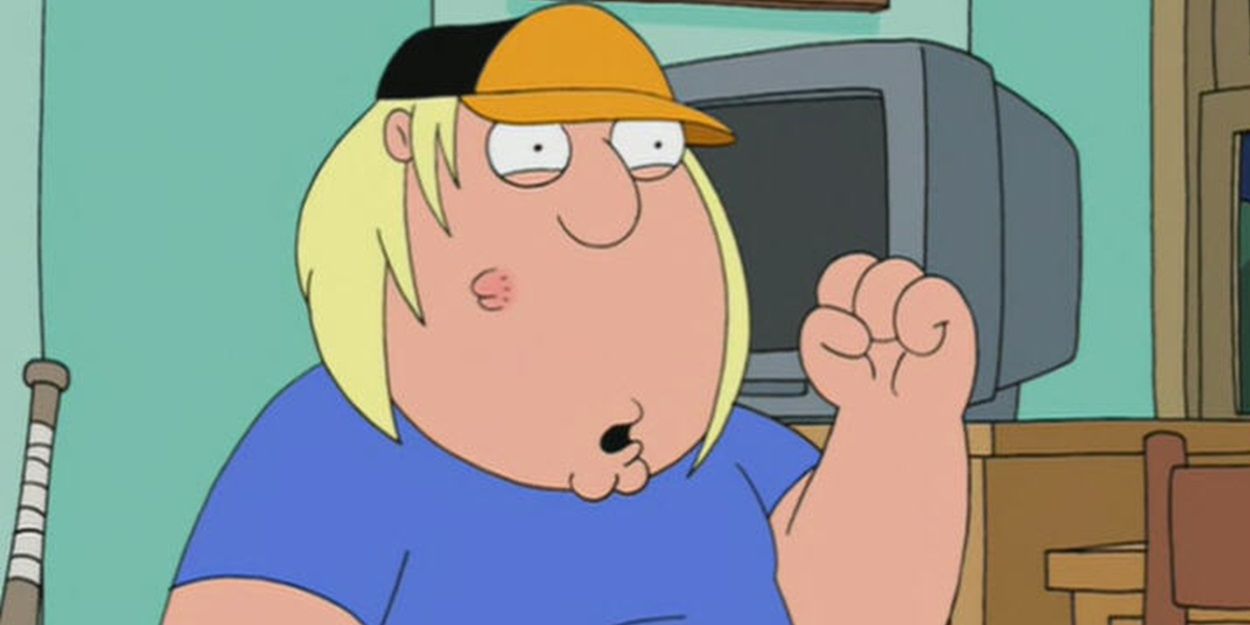 Chris and his talking zit in Family Guy