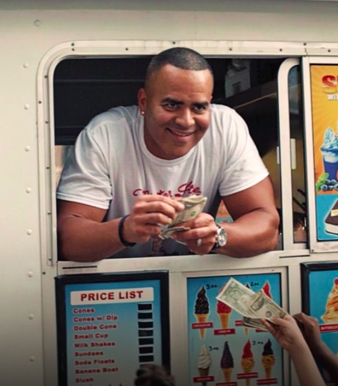 Christopher Jackson as Mister Softee in In The Heights VERTICAL