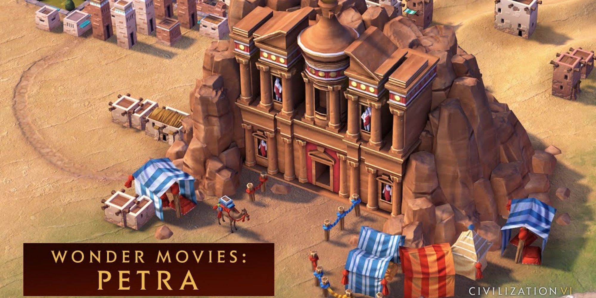 Petra as seen in Civilization 6