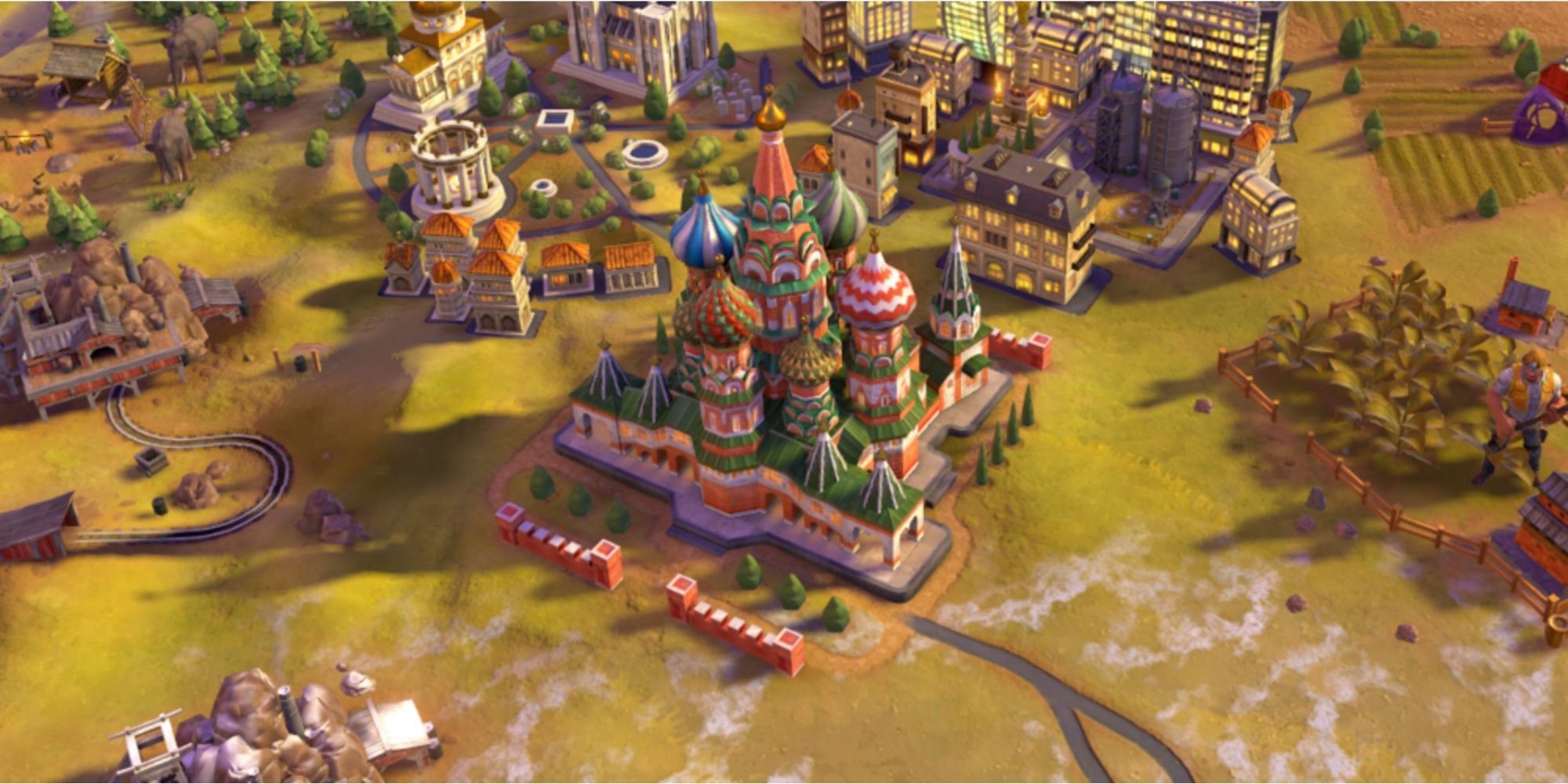 St- Basil's Cathedral as seen in Civilization-6