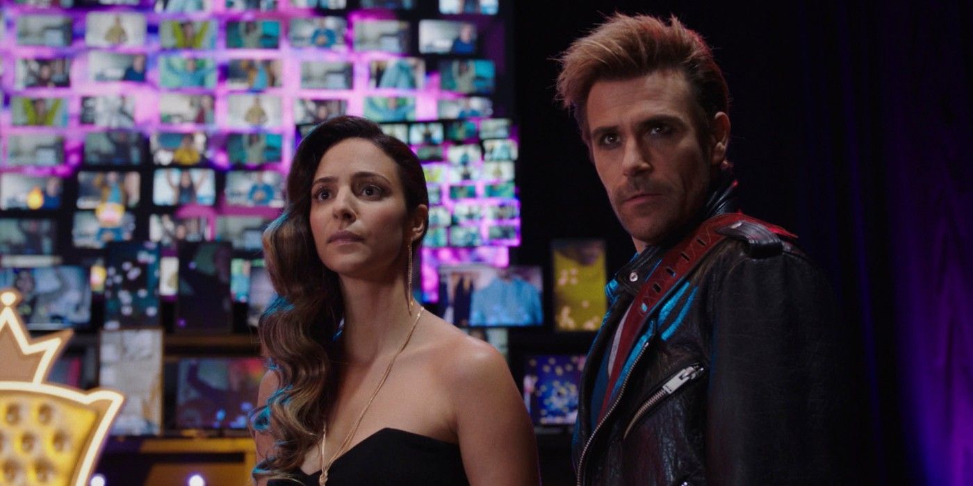 Constantine and Zari dressed in punk rock in Legends of Tomorrow