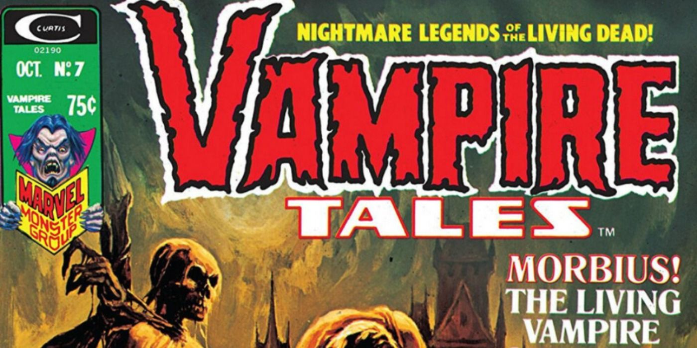 Cover of Vampire Tales #7 comic book from 1975.