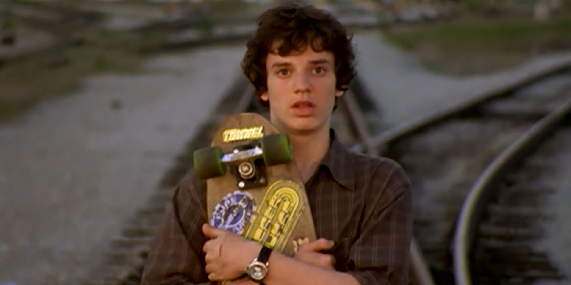 Craig stands on train tracks in Degrassi episode When Doves Cry Part 2